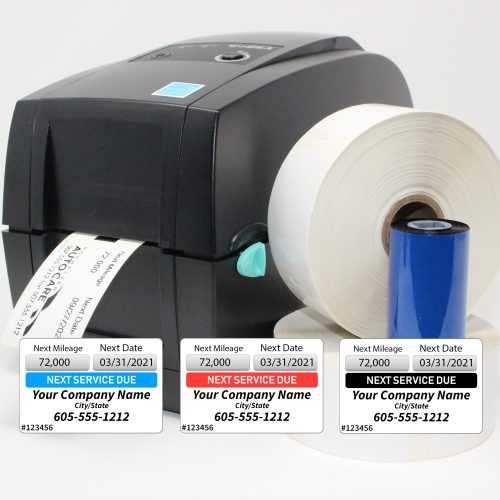 Oil Sticker Supply Oil Change Stickers & Printers