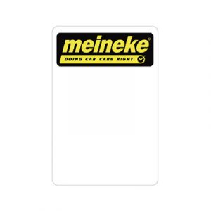 Meineke Oil Change Sticker